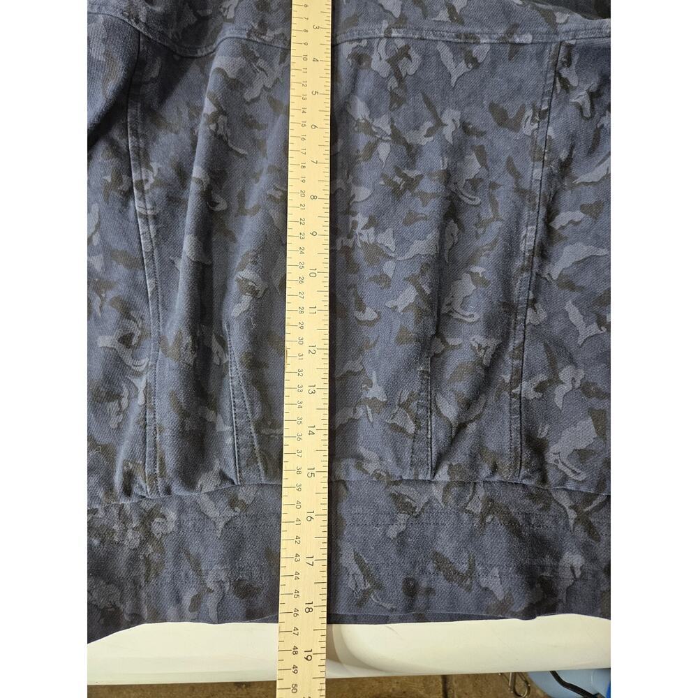 Athleta Women's Blue Farallon Print Pullover Hoody Hoodie Sweater Size Small - Picture 5 of 8